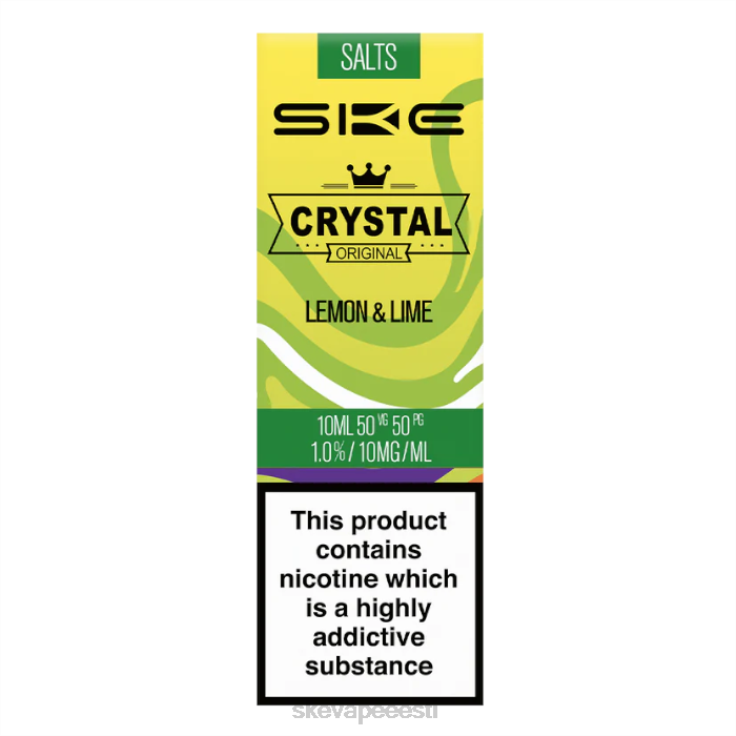 SKE Vape Authentication - SKE kristalne nikkelsool - 10 ml sidrun  laim BD60X116