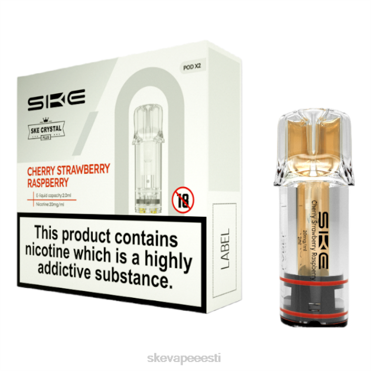 SKE Vape Pen - SKE kristallvaibid pluss kaunad kirss maasikas vaarikas BD60X109