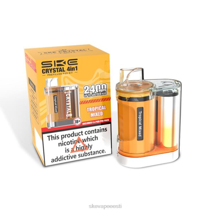 SKE Vape Pen - SKE kristall 2400 4 in 1 pod komplekt troopiline segatud BD60X9