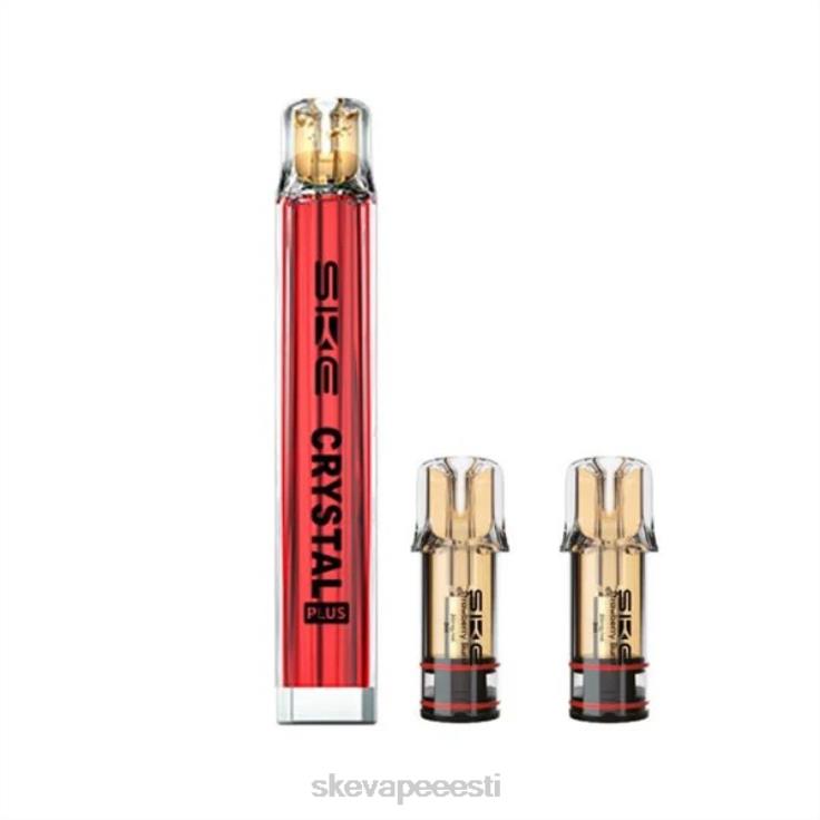 SKE Vape Eesti - SKE kristallist vapes pluss kaunakomplektid punane BD60X2