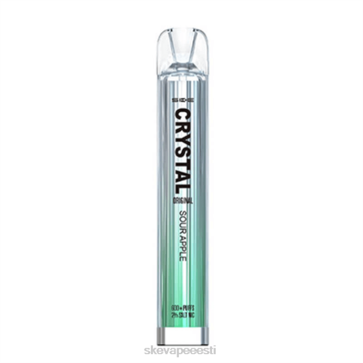 SKE Vape Crystal - SKE kristallbaar ühekordselt kasutatav vape hapu õun BD60X65